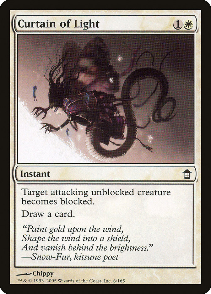 Magic the Gathering Card - Curtain of Light - MTG Circle