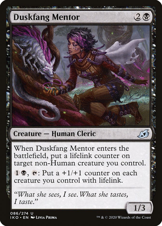 Magic the Gathering Card - Duskfang Mentor - MTG Circle