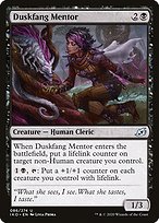 Magic the Gathering Card - Duskfang Mentor - MTG Circle