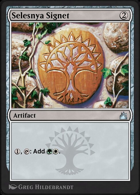 Magic the Gathering Card - Selesnya Signet - MTG Circle