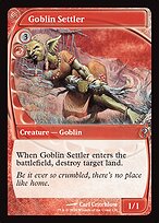 Magic the Gathering Card - Goblin Settler - MTG Circle