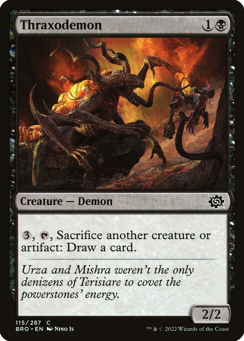 Magic the Gathering Card - Thraxodemon - MTG Circle
