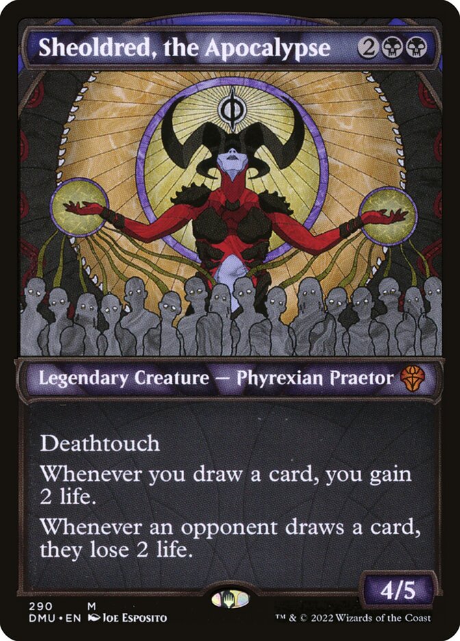Magic the Gathering Card - Sheoldred, the Apocalypse - MTG Circle