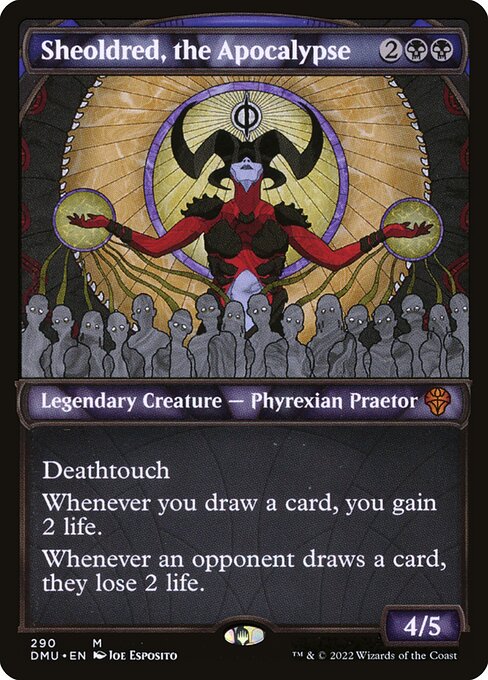 Magic the Gathering Card - Sheoldred, the Apocalypse - MTG Circle
