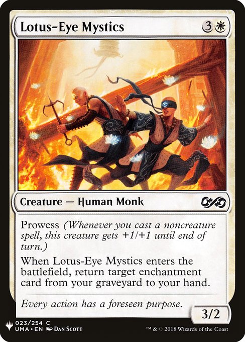 Magic the Gathering Card - Lotus-Eye Mystics - MTG Circle