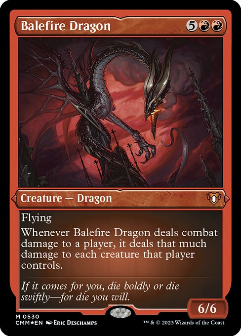 Magic the Gathering Card - Balefire Dragon - MTG Circle
