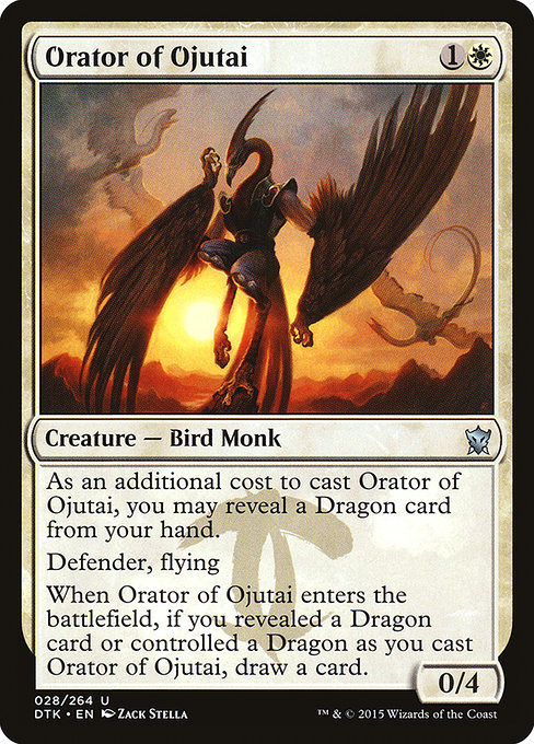 Magic the Gathering Card - Orator of Ojutai - MTG Circle