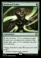 Magic the Gathering Card - Hardened Scales - MTG Circle