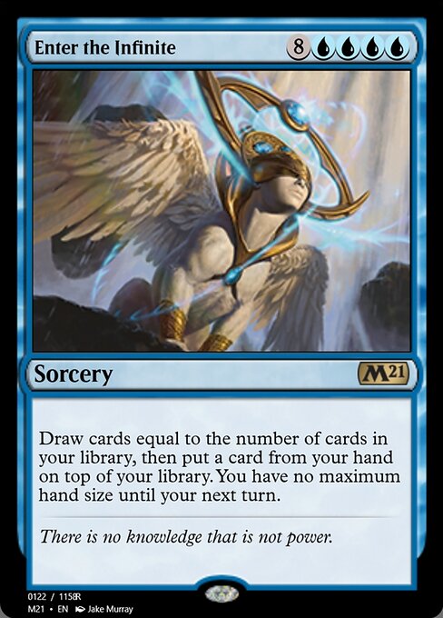 Magic the Gathering Card - Enter the Infinite - MTG Circle