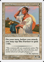 Magic the Gathering Card - Shu Farmer - MTG Circle