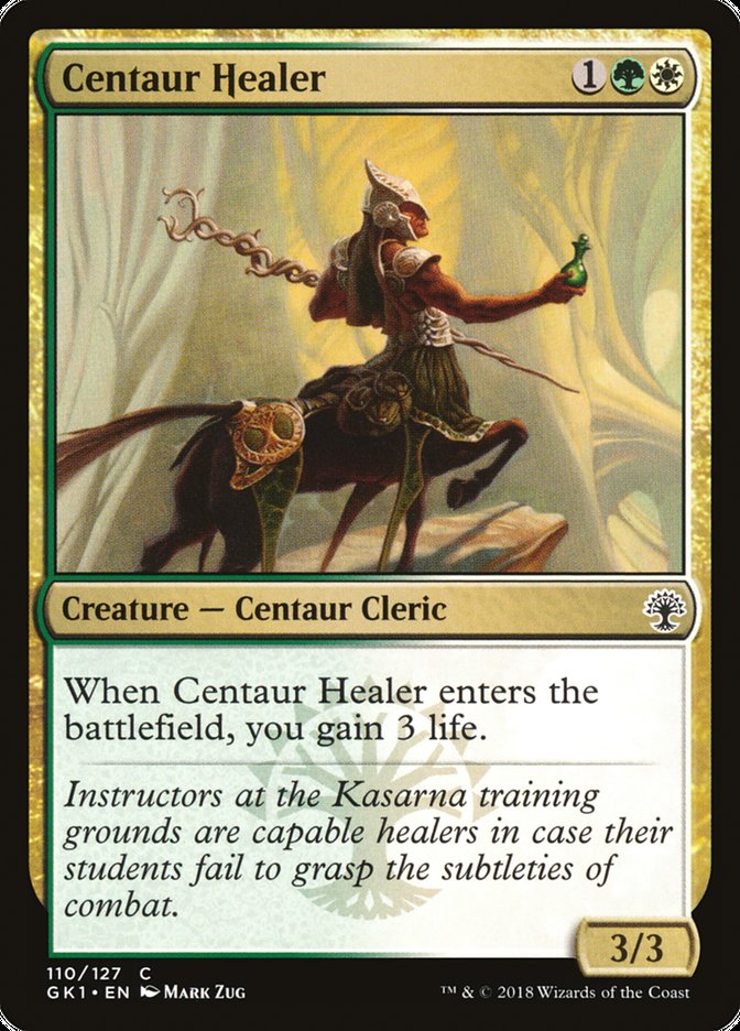 Magic the Gathering Card - Centaur Healer - MTG Circle