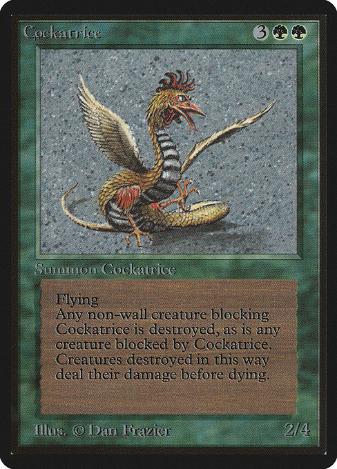 Magic the Gathering Card - Cockatrice - MTG Circle