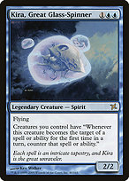 Magic the Gathering Card - Kira, Great Glass-Spinner - MTG Circle