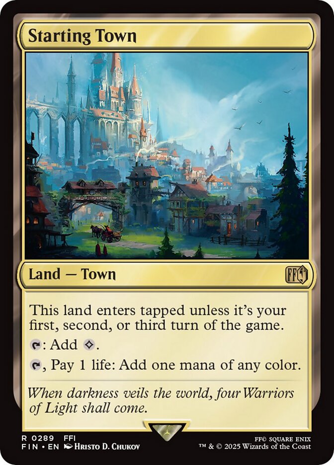 Magic the Gathering Card - Starting Town - MTG Circle