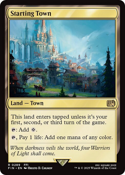 Magic the Gathering Card - Starting Town - MTG Circle