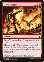 Magic the Gathering Card - Fiery Temper - MTG Circle