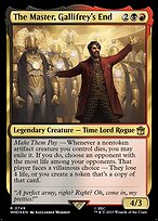 Magic the Gathering Card - The Master, Gallifrey's End - MTG Circle