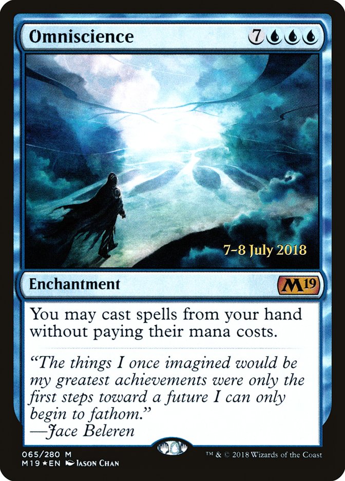Magic the Gathering Card - Omniscience - MTG Circle