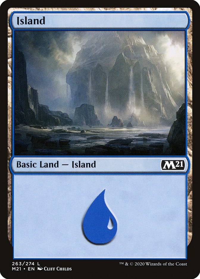 Magic the Gathering Card - Island - MTG Circle