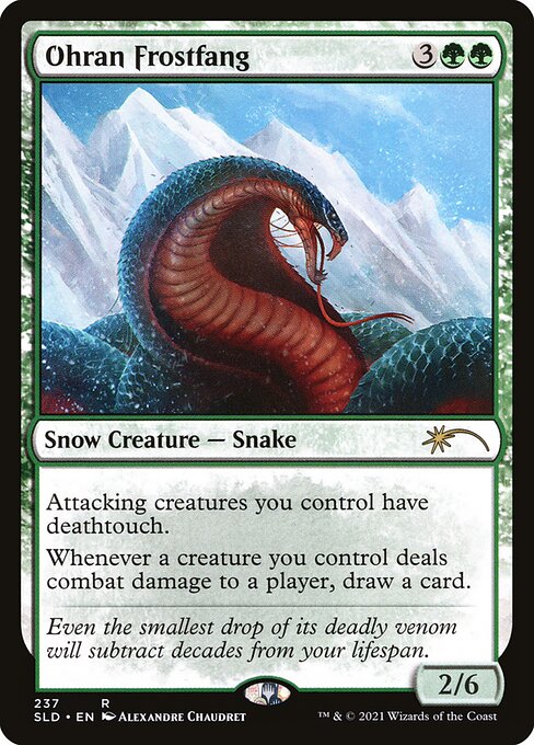 Magic the Gathering Card - Ohran Frostfang - MTG Circle