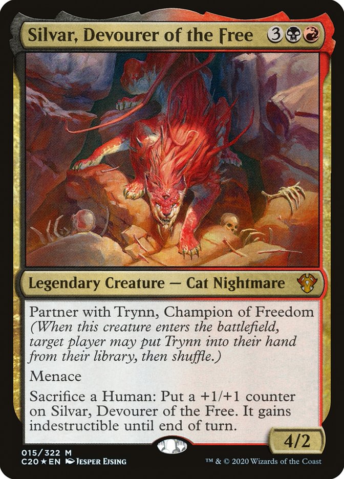 Magic the Gathering Card - Silvar, Devourer of the Free - MTG Circle