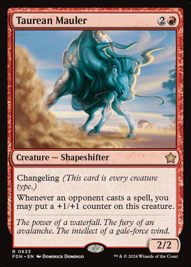 Magic the Gathering Card - Taurean Mauler - MTG Circle