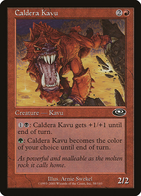 Magic the Gathering Card - Caldera Kavu - MTG Circle