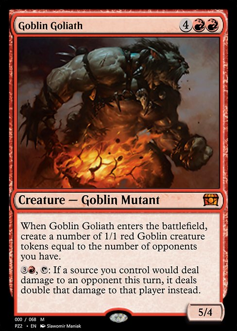 Magic the Gathering Card - Goblin Goliath - MTG Circle