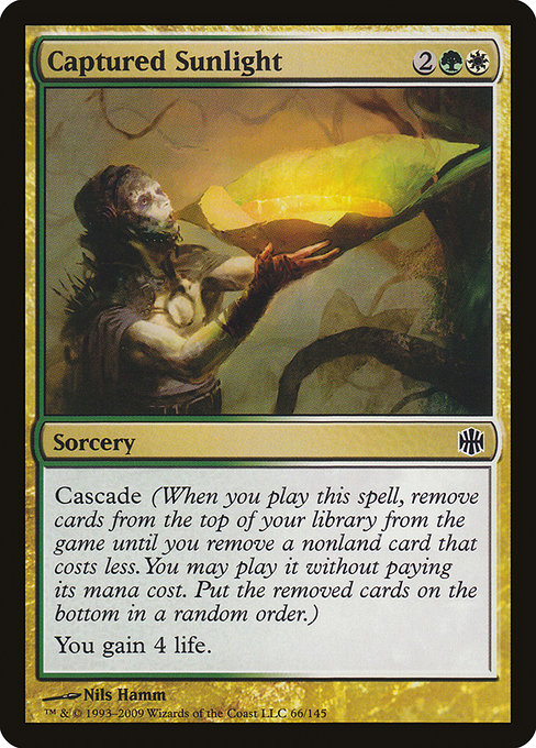 Magic the Gathering Card - Captured Sunlight - MTG Circle