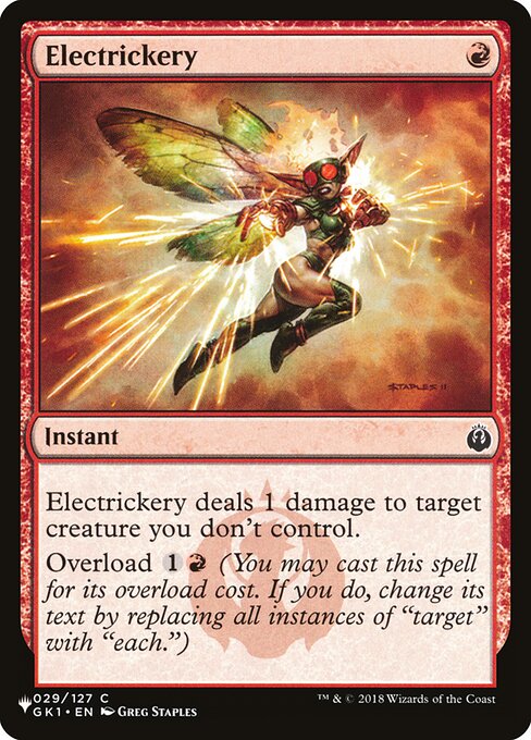 Magic the Gathering Card - Electrickery - MTG Circle