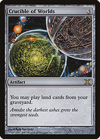 Magic the Gathering Card - Crucible of Worlds - MTG Circle