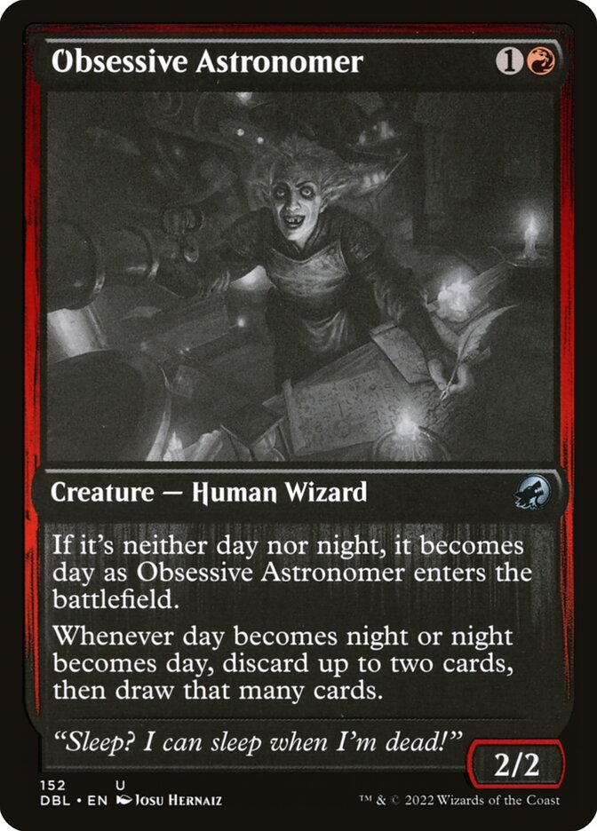 Magic the Gathering Card - Obsessive Astronomer - MTG Circle