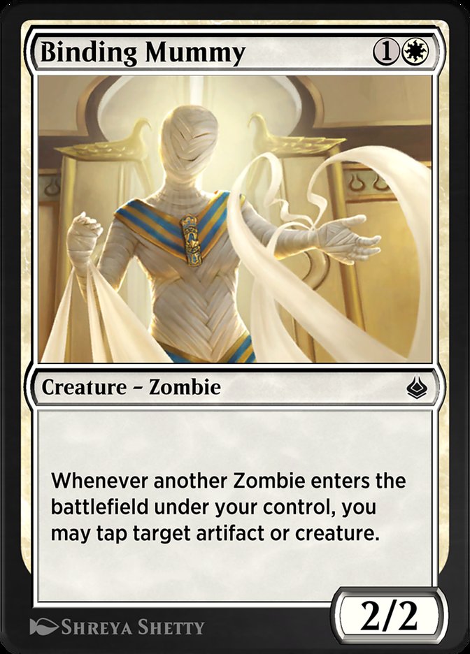 Magic the Gathering Card - Binding Mummy - MTG Circle