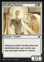 Magic the Gathering Card - Binding Mummy - MTG Circle