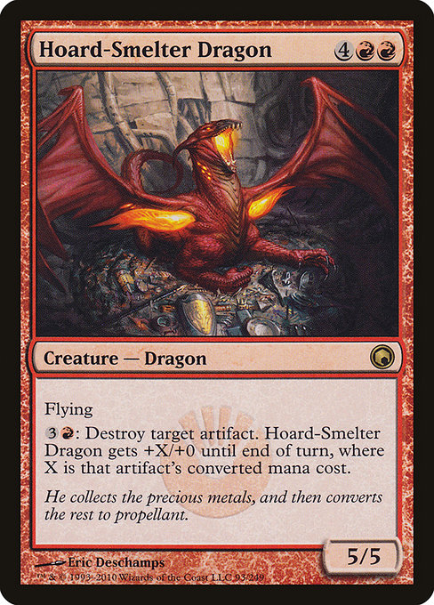 Magic the Gathering Card - Hoard-Smelter Dragon - MTG Circle