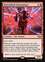 Magic the Gathering Card - Redoubled Stormsinger - MTG Circle