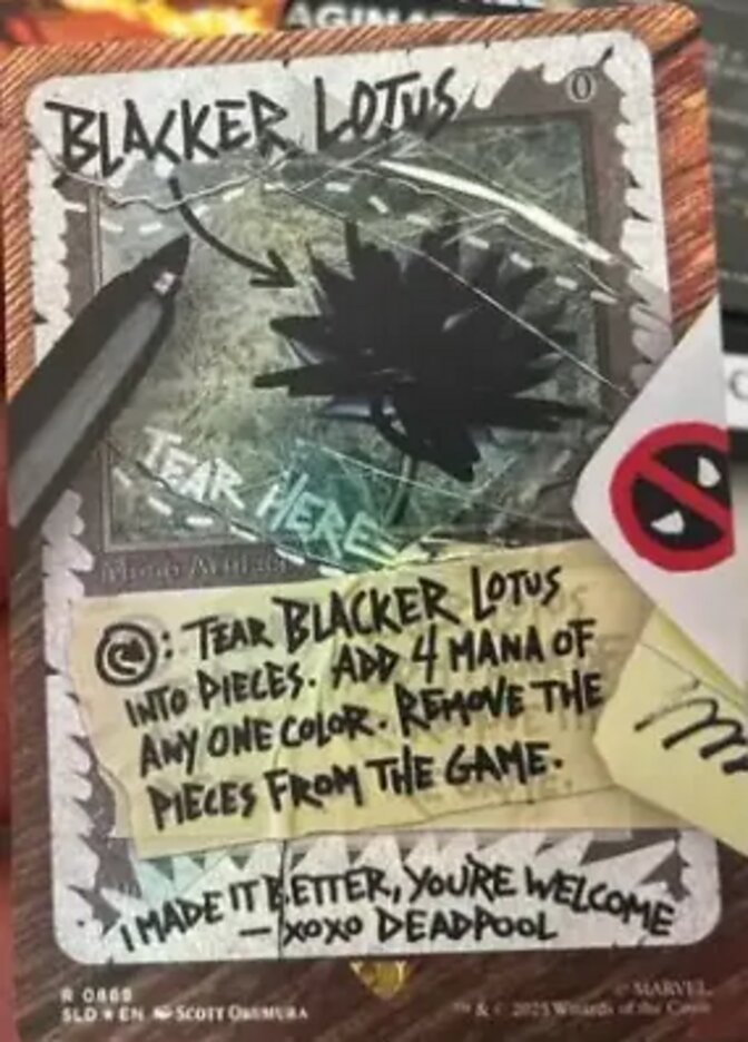 Magic the Gathering Card - Blacker Lotus - MTG Circle