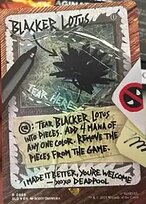 Magic the Gathering Card - Blacker Lotus - MTG Circle