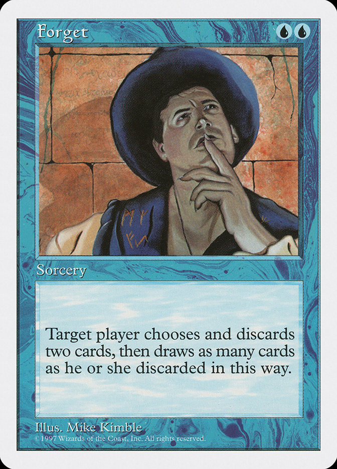 Magic the Gathering Card - Forget - MTG Circle