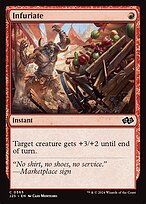 Magic the Gathering Card - Infuriate - MTG Circle