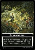 Magic the Gathering Card - On an Adventure - MTG Circle