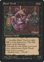 Magic the Gathering Card - Basal Thrull - MTG Circle