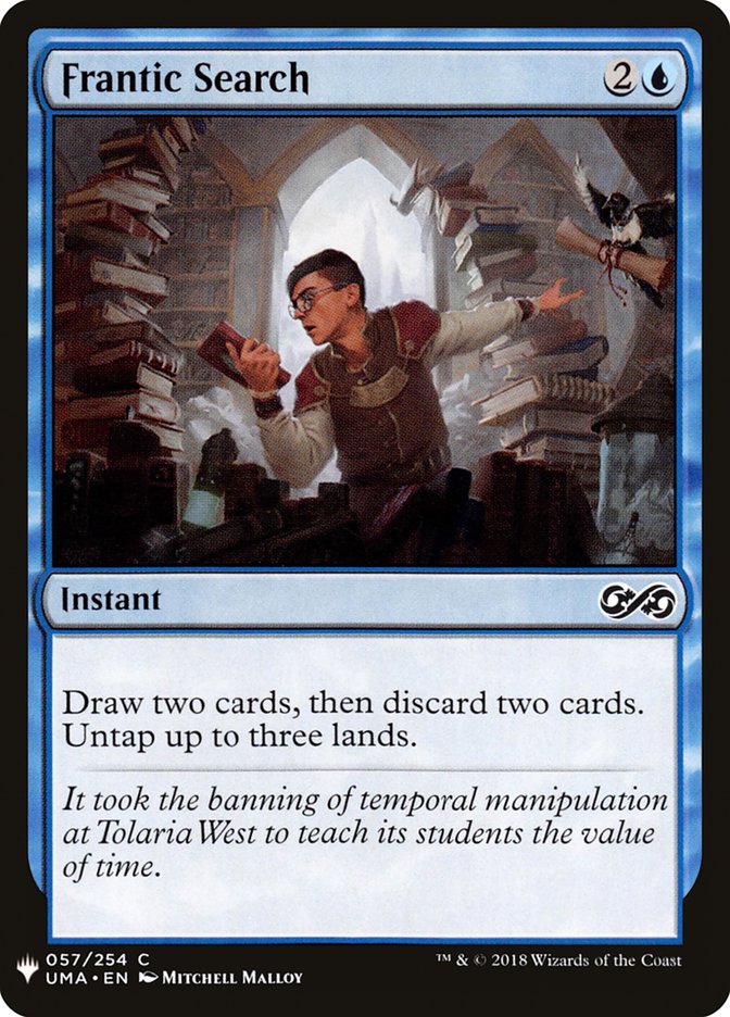 Magic the Gathering Card - Frantic Search - MTG Circle