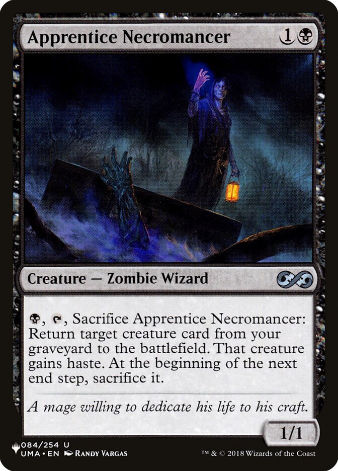 Magic the Gathering Card - Apprentice Necromancer - MTG Circle
