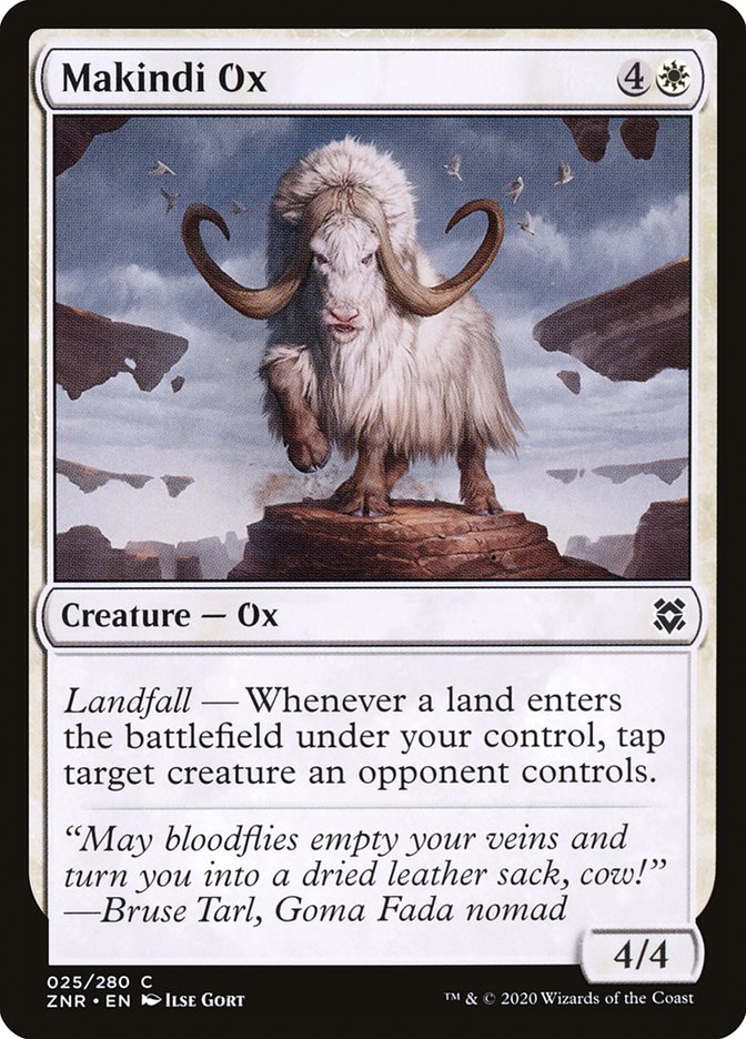 Magic the Gathering Card - Makindi Ox - MTG Circle