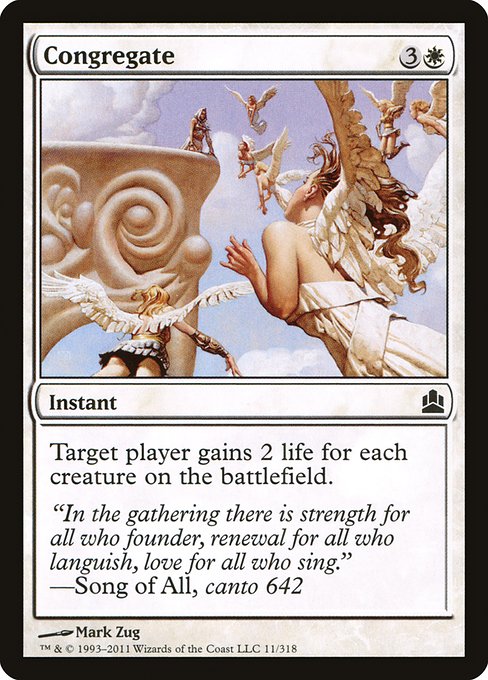 Magic the Gathering Card - Congregate - MTG Circle