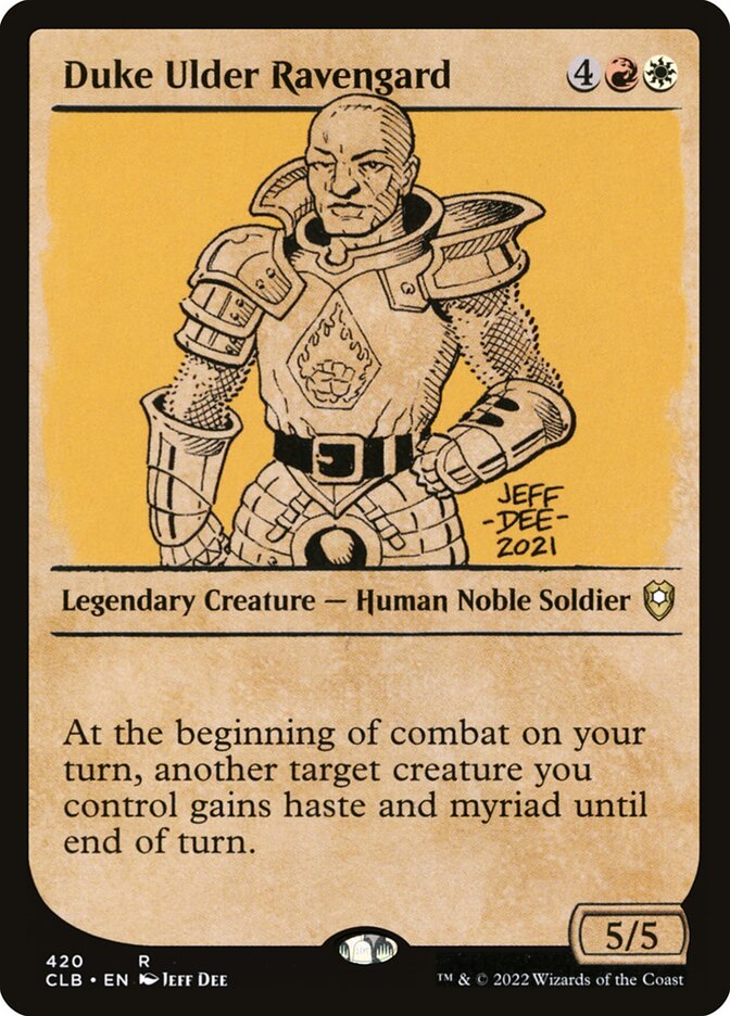 Magic the Gathering Card - Duke Ulder Ravengard - MTG Circle
