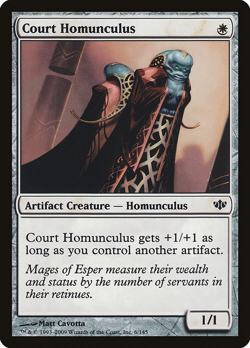 Magic the Gathering Card - Court Homunculus - MTG Circle