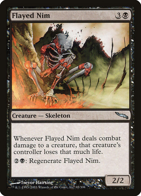 Magic the Gathering Card - Flayed Nim - MTG Circle