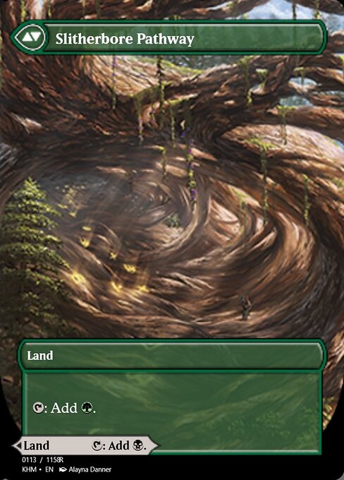 Magic the Gathering Card - Slitherbore Pathway - MTG Circle